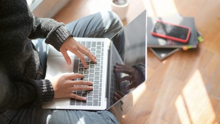 Thuiswerken laptop